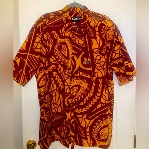 COPY - Stunning Rix Island Wear Aloha shirt, 100% cotton, made in Hawaii.